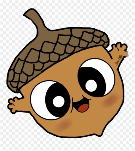 clip art acorn|cute acorn clip art.